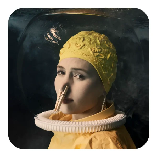 SOUS-VERRES MAGNET DE LA FILLE AU COQUILLAGE