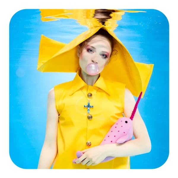 SOUS-VERRE / MAGNET -  THE-LADY & THE UNICORN